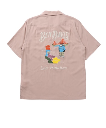 ベンデイビス（BEN DAVIS）スーベニアEMB 半袖シャツ 26580029-PNK