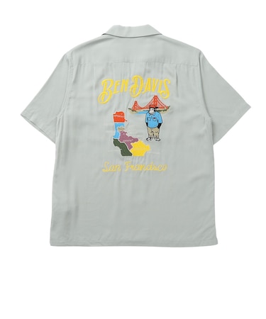 ベンデイビス（BEN DAVIS）スーベニアEMB 半袖シャツ 26580029-GRN