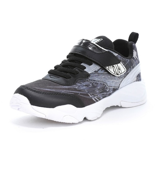 ムーンスター（MoonStar）ジュニア ベルクロ スニーカー スキルシューター 風スキル シップウ SK0092WS ブラック 12241546 カジュアル…