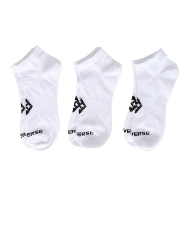 コンバース（CONVERSE）ダイアモンド ロゴ アンクルソックス 3足組 41800050