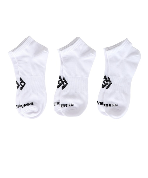 コンバース（CONVERSE）ダイアモンド ロゴ アンクルソックス 3足組 41800050