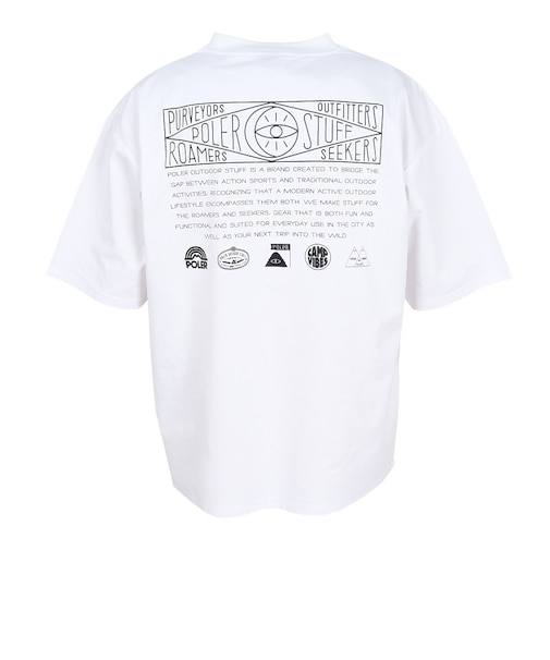 ポーラー（POLER）HISTORY QUICK DRY 半袖Tシャツ 269MCV0003-WHT