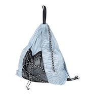 コンバース(CONVERSE) 2WAY レースアップバッグ ブルーグレー 10L 41700170 バックパック ショルダーバッグ
