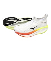 ミズノ（MIZUNO）ランニングシューズ ジョギングシューズ MIZUNO ネオビスタ 3 ホワイト ブラック J1GM261051 スポーツ シューズ
