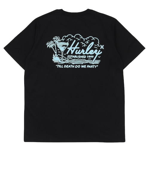 ハーレー（HURLEY）COCKTAIL 半袖Tシャツ MCSS261085-BLK