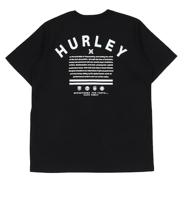 ハーレー（HURLEY）ARC ロゴ 半袖Tシャツ MCSS261087-BLK