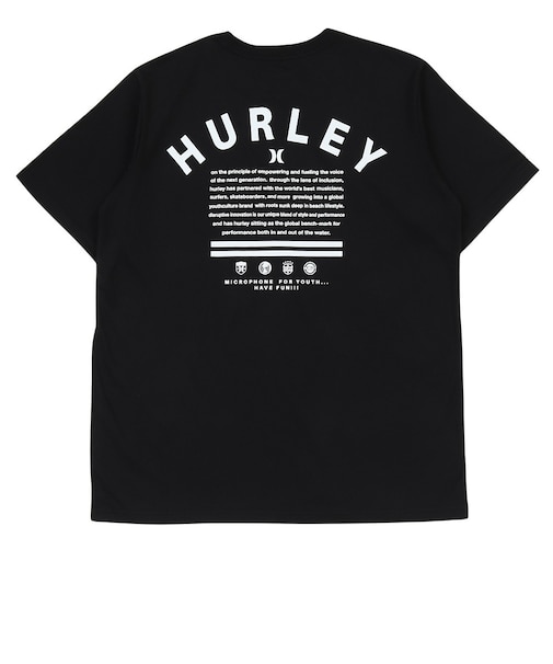 ハーレー（HURLEY）ARC ロゴ 半袖Tシャツ MCSS261087-BLK