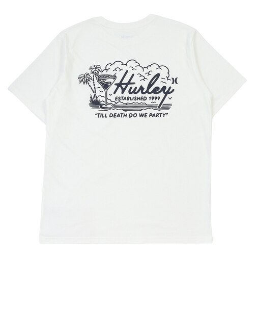ハーレー（HURLEY）COCKTAIL 半袖Tシャツ MCSS261085-WHT