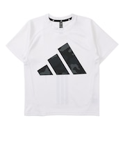 アディダス（adidas）ジュニア エッセンシャルズ カモパック ダブルニット スリーバー グラフィック 半袖Tシャツ GE188-KF9055