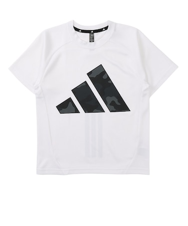 アディダス（adidas）ジュニア エッセンシャルズ カモパック ダブルニット スリーバー グラフィック 半袖Tシャツ GE188-KF9055
