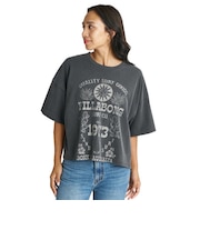 ビラボン（BILLABONG）SUN ECHOES WIDE LOOSE クロップド クール ドライ Tシャツ 26SU BG01C209 OFB