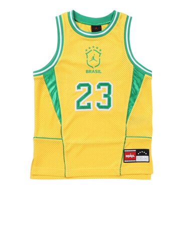 ジュニア バスケットボールウェア ブラジル代表 JDB メッシュジャージ タンクトップ P6 95F766-Y1G