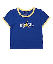 ジュニア ガールズ ブラジル代表 JDB 半袖Tシャツ 45G051-U0K