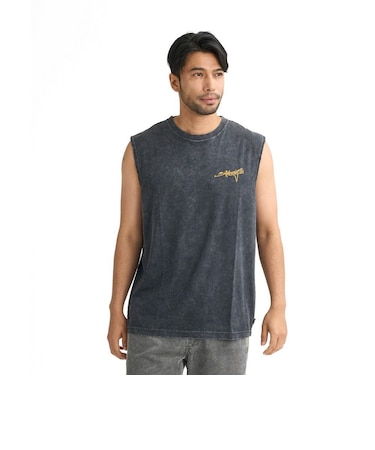ビラボン（BILLABONG）SCRIPT ロゴ ノースリーブTシャツ 26SP BG011351 BLK