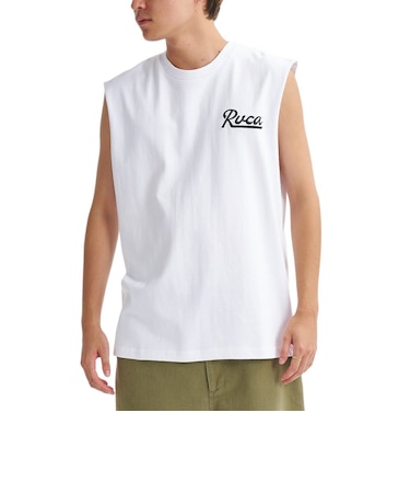 ルーカ（RVCA）SCRIPT SEALED タンクトップ 26SP BG041353 WHT