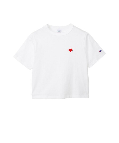 チャンピオン-ヘリテイジ（CHAMPION-HERITAGE）ハートグラフィック 半袖Tシャツ CW-E301 010