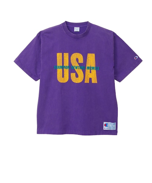 チャンピオン-ヘリテイジ（CHAMPION-HERITAGE）アクションスタイル リラックス グラフィックプリント 半袖Tシャツ C3-E303 220