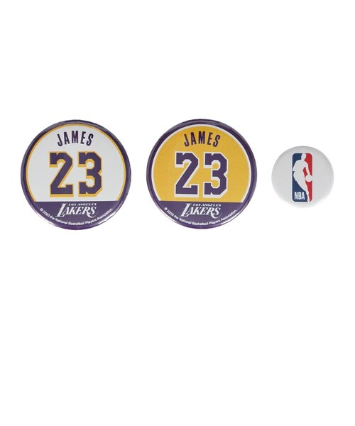 エヌビーエー（NBA）缶バッジ 23レブロン NBA34567｜スーパースポーツ