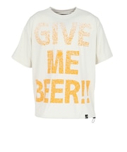 ゴースローキャラバン（GOSLOWCARAVAN）Drymix GIVE ME BEER ビッグ 半袖Tシャツ 365603 IVY