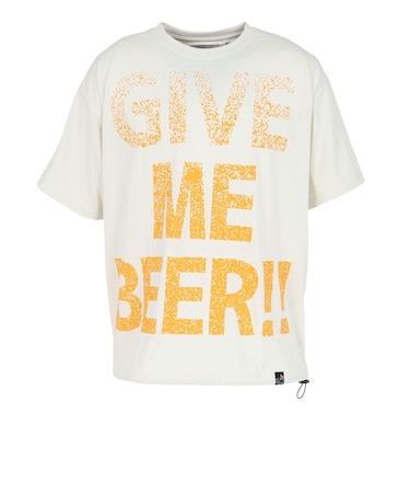 ゴースローキャラバン（GOSLOWCARAVAN）Drymix GIVE ME BEER ビッグ 半袖Tシャツ 365603 IVY