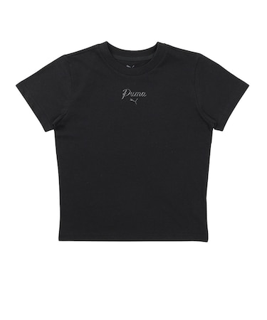 プーマ（PUMA）ジュニア ESS SCRIPT 半袖Tシャツ 694261 01 BLK
