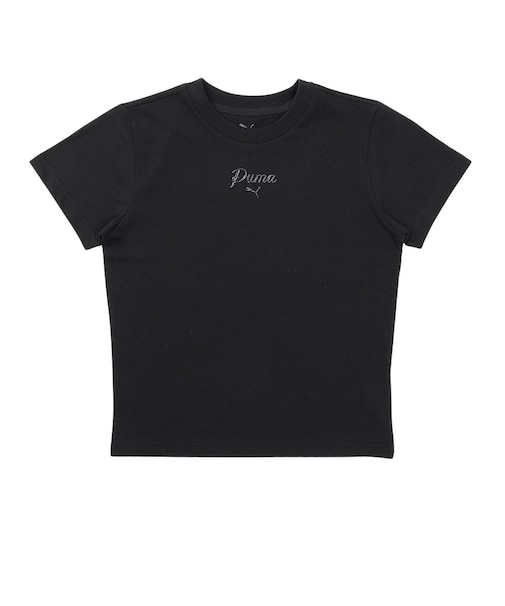 プーマ（PUMA）ジュニア ESS SCRIPT 半袖Tシャツ 694261 01 BLK