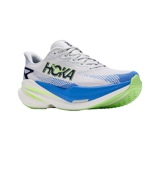 ホカ(HOKA)ランニングシューズ ジョギングシューズ マッハ X 3 ホワイト ブルー 1168720-CRYV スポーツ シューズ トレーニング