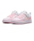 ナイキ（NIKE）ジュニアスニーカー ガールズ スポーツシューズ コート ボロー LOW リクラフト ピンク PS DV5457-105 カジュアル シューズ