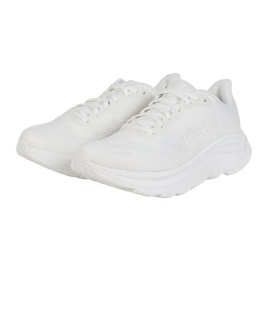 ホカ（HOKA）ランニングシューズ ジョギングシューズ クリフトン 11 ワイド ホワイト 1177539-WWH スポーツ シューズ トレーニング