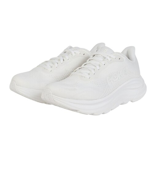 ホカ（HOKA）ランニングシューズ ジョギングシューズ クリフトン 11 ワイド ホワイト 1177539-WWH スポーツ シューズ トレーニング