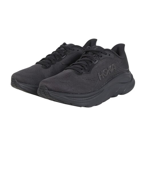 ホカ(HOKA)ランニングシューズ ジョギングシューズ クリフトン 11 ワイド ブラック 1177539-BBLC スポーツ シューズ トレーニング