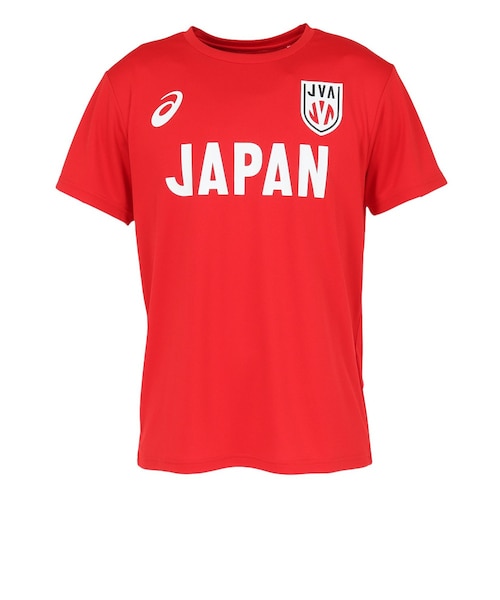 アシックス（ASICS）バレーボールウェア バレー応援Tシャツ 男子 日本