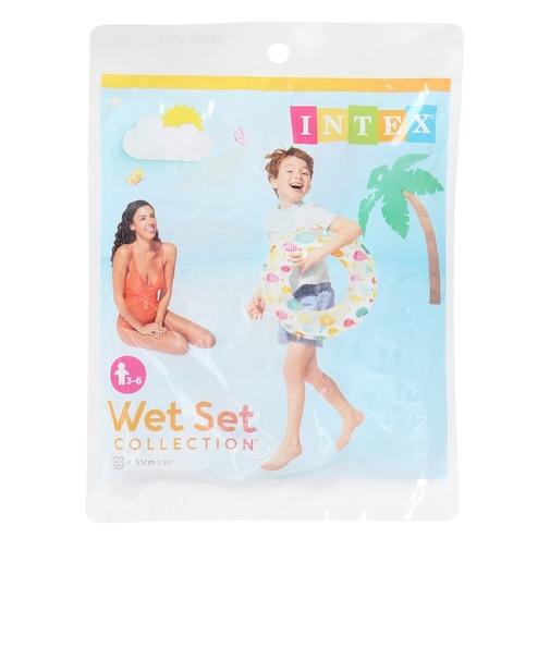 インテックス（INTEX）浮き輪 LIVELY PRINT SWIM RINGS 59230 NP26