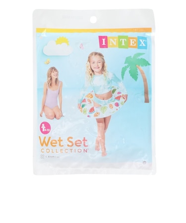 インテックス（INTEX）浮き輪 LIVELY PRINT SWIM RINGS 59241 NP26