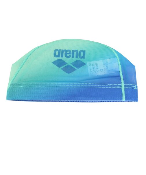 アリーナ（ARENA）スイミングキャップ 水泳 メッシュキャップ 緑×青 M-Lサイズ AS6FSC50U GRBL メッシュ スイムキャップ