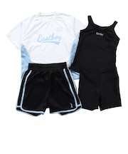 イーストボーイ(EASTBOY)スクール水着 ジュニア 女子 水泳 スポT付タンクセット4P 3363311