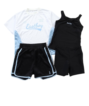 イーストボーイ（EASTBOY）スクール水着 ジュニア 女子 水泳 スポT付タンクセット4P 3363311