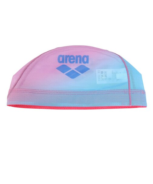 アリーナ（ARENA）スイミングキャップ 水泳 メッシュキャップ ピンク×青 M-Lサイズ AS6FSC50U PKBL メッシュ スイムキャップ
