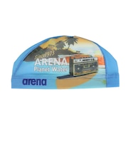 アリーナ（ARENA）スイミングキャップ 水泳 メッシュキャップ 黄×青 M-Lサイズ AS6FSC53U YLBL メッシュ スイムキャップ