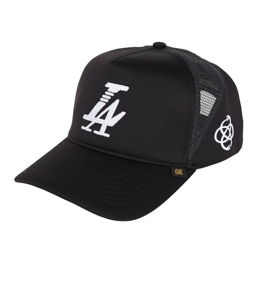 帽子 Paradise LA Trucker Black メッシュキャップ