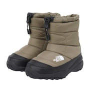 ザ・ノース・フェイス(THE NORTH FACE)ジュニアブーツ カジュアルシューズ ヌプシ ブーティ ウォータープルーフ ベージュ NFJ52287 CK…