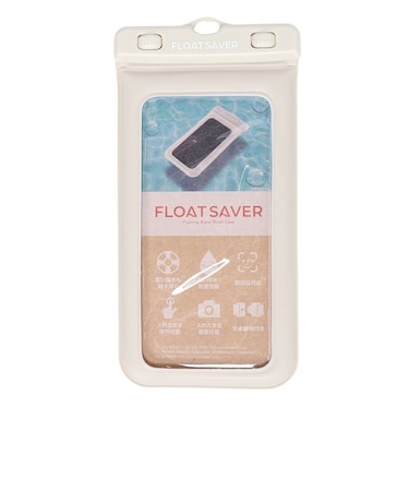 アクア（AQA）スマホ 防水ケース 操作可能 フロートセイバー 4 6インチ LNKGSM67 グレージュ