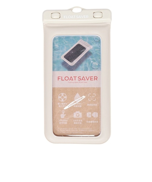 アクア（AQA）スマホ 防水ケース 操作可能 フロートセイバー 4 6インチ LNKGSM67 グレージュ