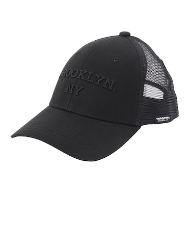 ヤックパック（YAK PAK）帽子 BROOKLYNロゴメッシュキャップ YAK-FGL-26S002 BLK