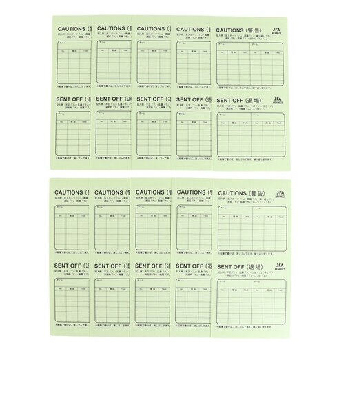 日本サッカー協会（JFA）サッカー スコアレコードステッカー 10枚入り JO-497