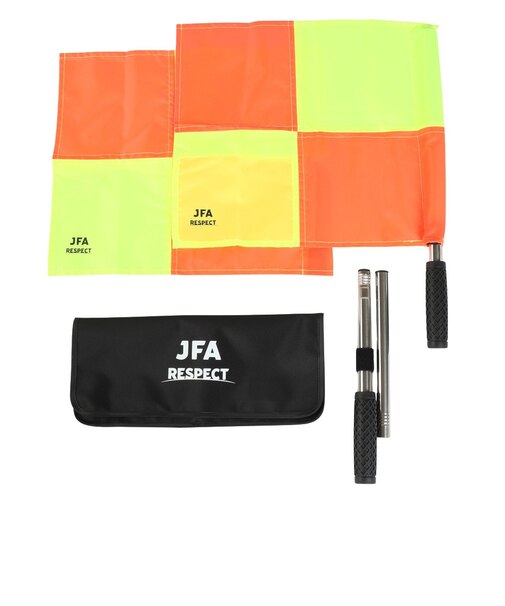 日本サッカー協会（JFA）サッカー 副審フラッグ 2本セット 収納式 JO-487