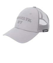ヤックパック（YAK PAK）帽子 BROOKLYNロゴメッシュキャップ YAK-FGL-26S002 GRY