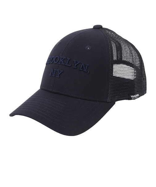 ヤックパック（YAK PAK）帽子 BROOKLYNロゴメッシュキャップ YAK-FGL-26S002 NVY