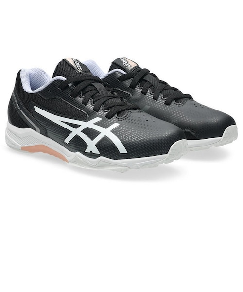  トレーニングシューズ ブラック/ホワイト アシックス（ASICS）ジュニアスポーツシューズ スニーカー レーザー