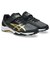 アシックス（ASICS）ジュニアスポーツシューズ ベルクロ ベルト付き スニーカー レーザービーム SL MG ブラック ゴールド 1154A232.001 …